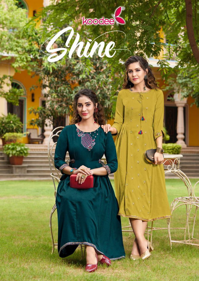 Shine By Koodee Designer Kurtis Catalog